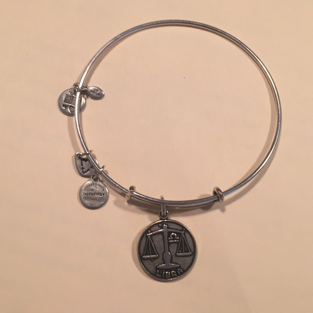 *Retired* ALEX AND ANI Libra Charm Bangle